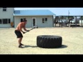 Panna 3 Cardio Workout with Explosive Pushups, Tire Flips, Sledgehammer Slams and Kettlebell Throws