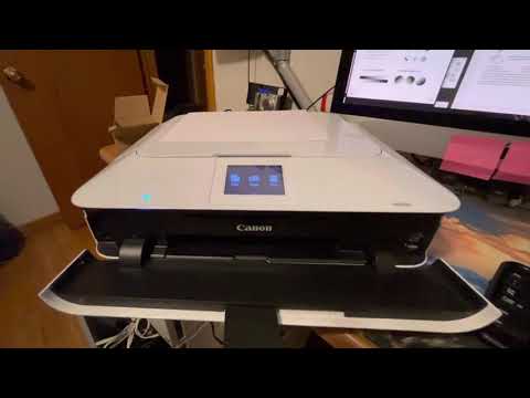 Canon Pixma MG6320 White All In One Wireless WIFI Printer Copier Scanner video