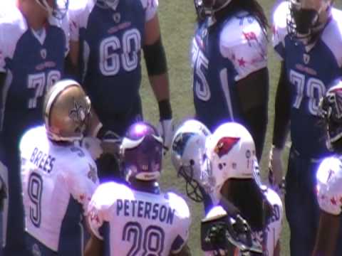 NFL Pro Bowl 2009 - NFC Huddle