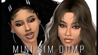 Mini Sim Dump #2 - Sims 4 CAS + CC Folder & Sims Download