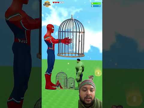 SpidermAn vs hulk #funny