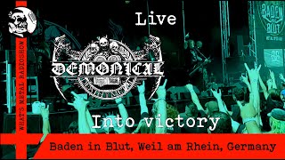 Live DEMONICAL (Into victory) 2023 - Baden in Blut, Weil am Rhein, Germany, 22 Jul