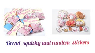Soft and Fluffy ❣ Bread squishy and pounding❣ random stickers // Diy bread squishy screenshot 5