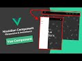 Responsive navigation component with vue 3  vue animations