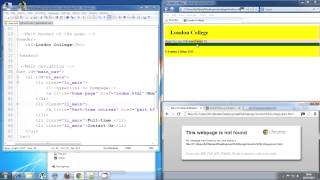 05 Main Navigation using HTML5 and CSS