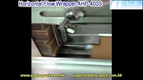 Automatic Horizontal Flow Wrapper AHP-400S for Biscuit Packing