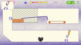 Love Story : Draw Physics Line. Heal Love. Level 95. 3 Stars.
