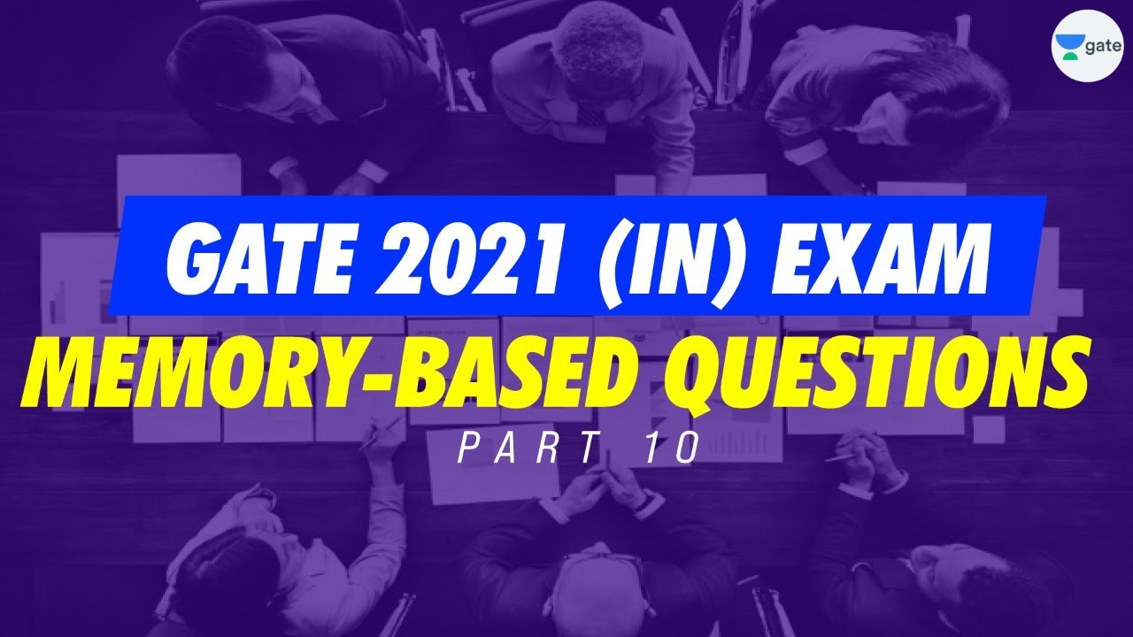 General aptitude GATE 2021 (IN) Memory-based Question Discussion - YouTube