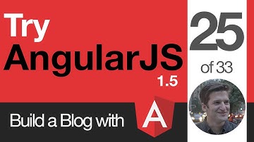 Try AngularJS 1.5 - 25 of 33 - Confirm Comment Delete