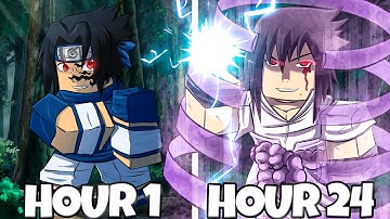 Going From NOOB To 0.1% Mangekyo SASUKE In NEW Roblox Naruto Game! (The Time of Ninja)