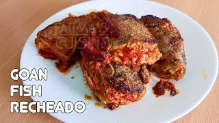 Goan Rechead Fried Fish Recipe | Fish Recheado Recipe | Goan Fried Fish Recipe