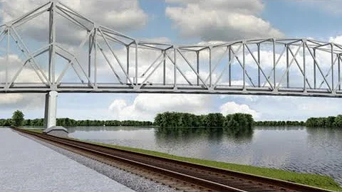 WATCH: Live implosion of Mississippi River Bridge in Lansing, Iowa