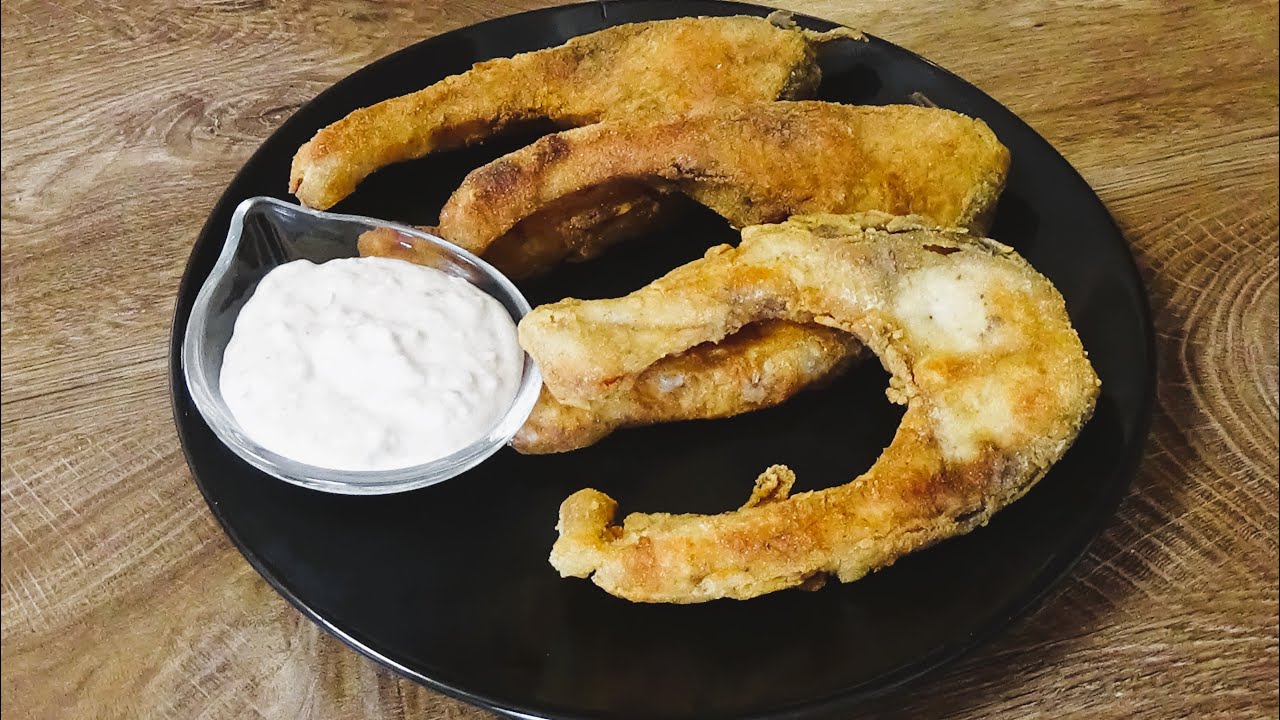 Жареный карп с соусом Скордалия. Рецепт к Рождеству!