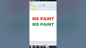 3d text by MS Paint #shorts