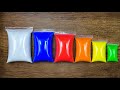 Satisfying ASMR Super Clay: Squishing & Shaping 6 Vibrant Colors