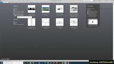 Tự Học Revit | Bài 1 | Giới thiệu và làm quen với Revit