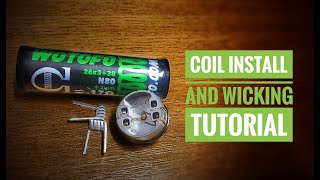 Pre built coil build and wicking tutorial