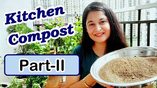 Kitchen Compost Part2 |  How to make COMPOST at home | #kitchencompost #gardening