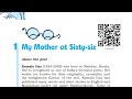 My mother at sixty six (Flamingo) in hindi | CBSE class 12 English |