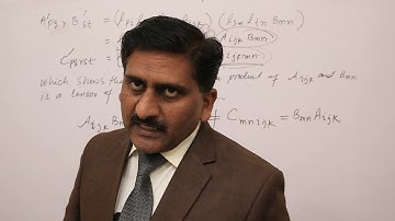 32. Outer Multiplication of Tensors | Algebra of Tensors  | Tensor Analysis  | Prof Khalid