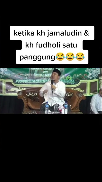 KH.jamaludin vs KH.fudholi jamaah ngakakk