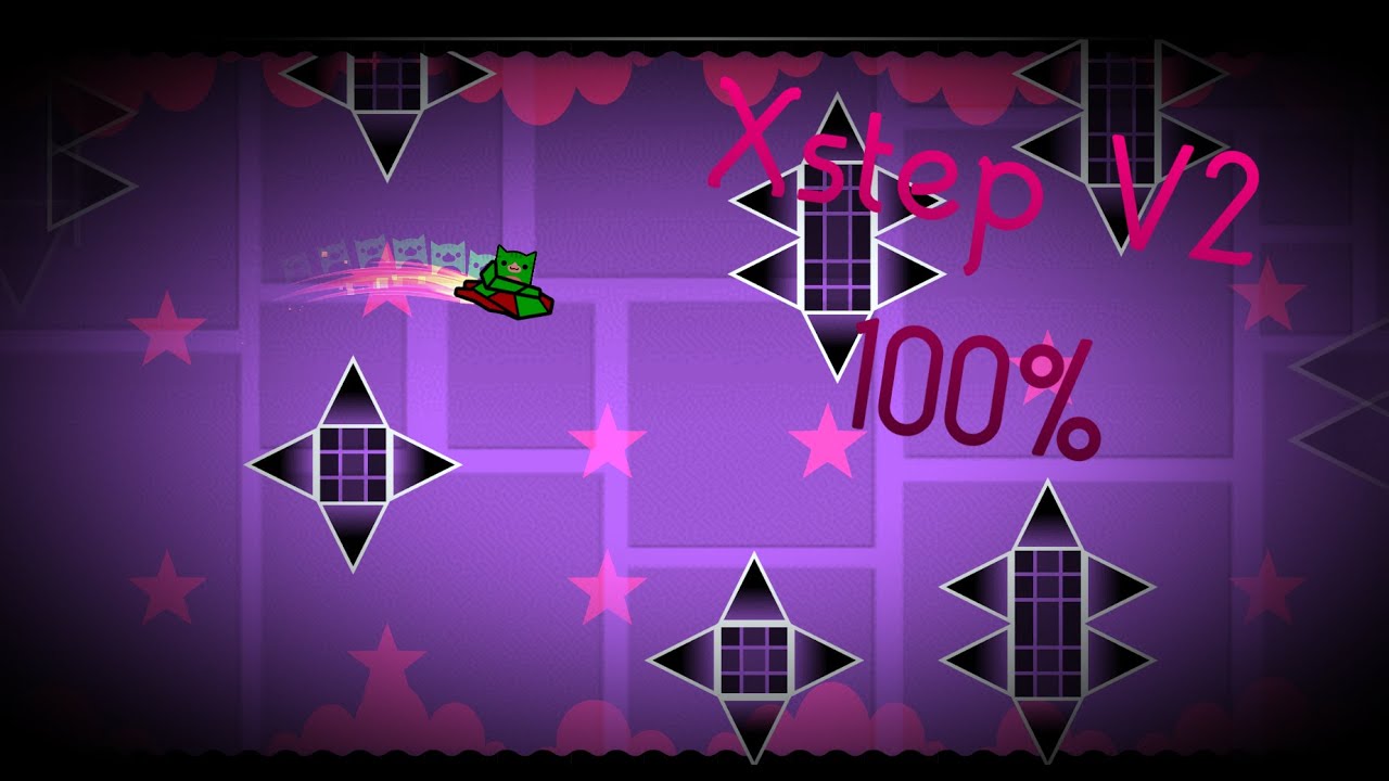 Xstep V2 100% (Easy Demon Long) Geometry Dash - XxAlegamerxX - YouTube