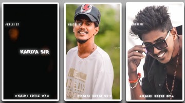 NEW ATTITUDE KARIYA VIDEO EDITING IN ALIGHT MOTION KANNADA ⚡🤍