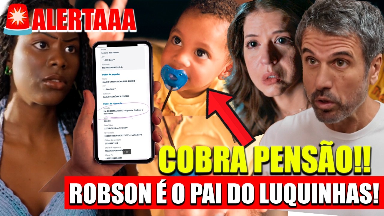 Por NÃO PAGAR PENSÃO Robson VAI PRESO! Fátima descobre que ele É O PAI ...
