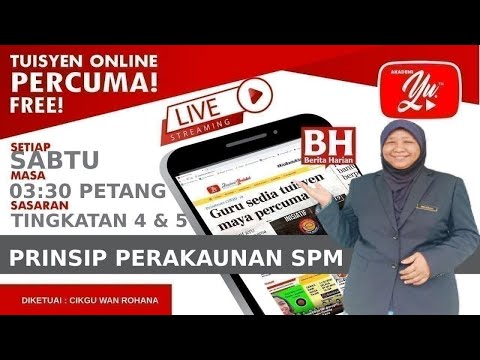 PRINSIP PERAKAUNAN SPM, GERAK GEMPUR AKAUN OLEH CIKGU WAN ROHANA #51