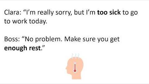 Learn English: Enough and too listening