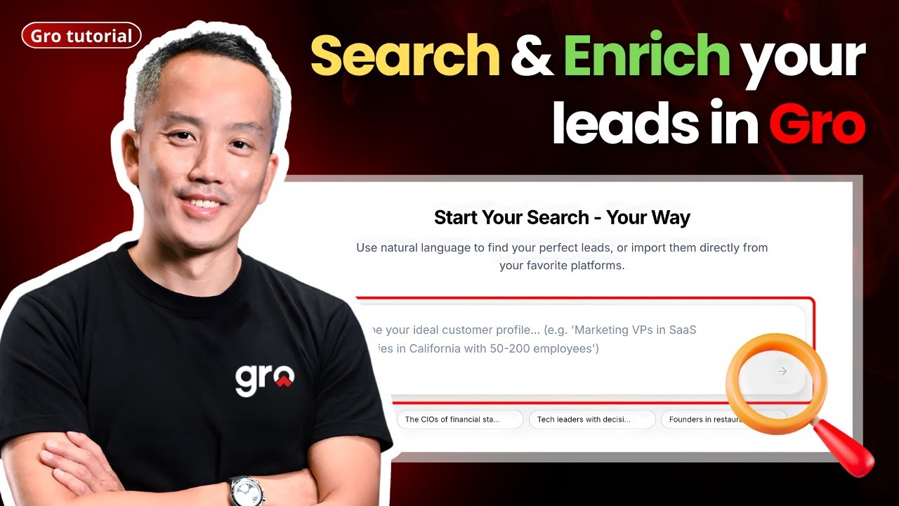 Search & Enrich Your Leads in Gro