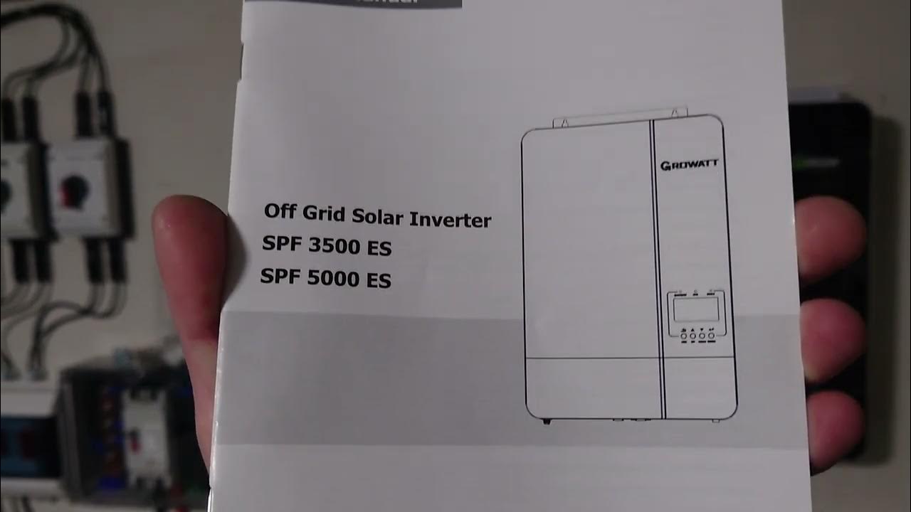 Growatt SPF 5000 ES Anleitung Versionen! - YouTube
