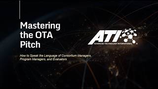 Mastering the OTA Pitch Communicating Innovation to Federal Decision Makers