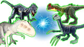 Ultimate Dinosaur Collection Jura: Therizinosaurus, TRex, IRex, Pyroraptor &amp; More | Jurassic World