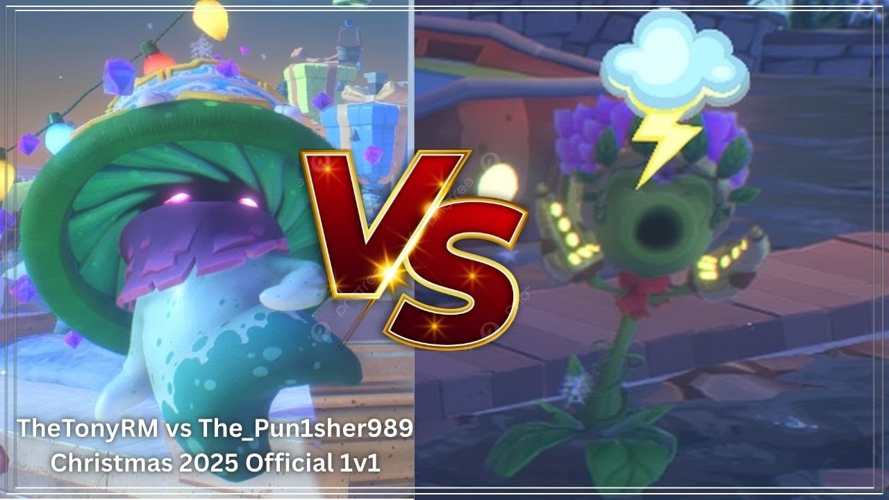 TheTonyRM vs The_Pun1sher898 || Christmas 2025 Official 1v1 (PvZ: BFN)