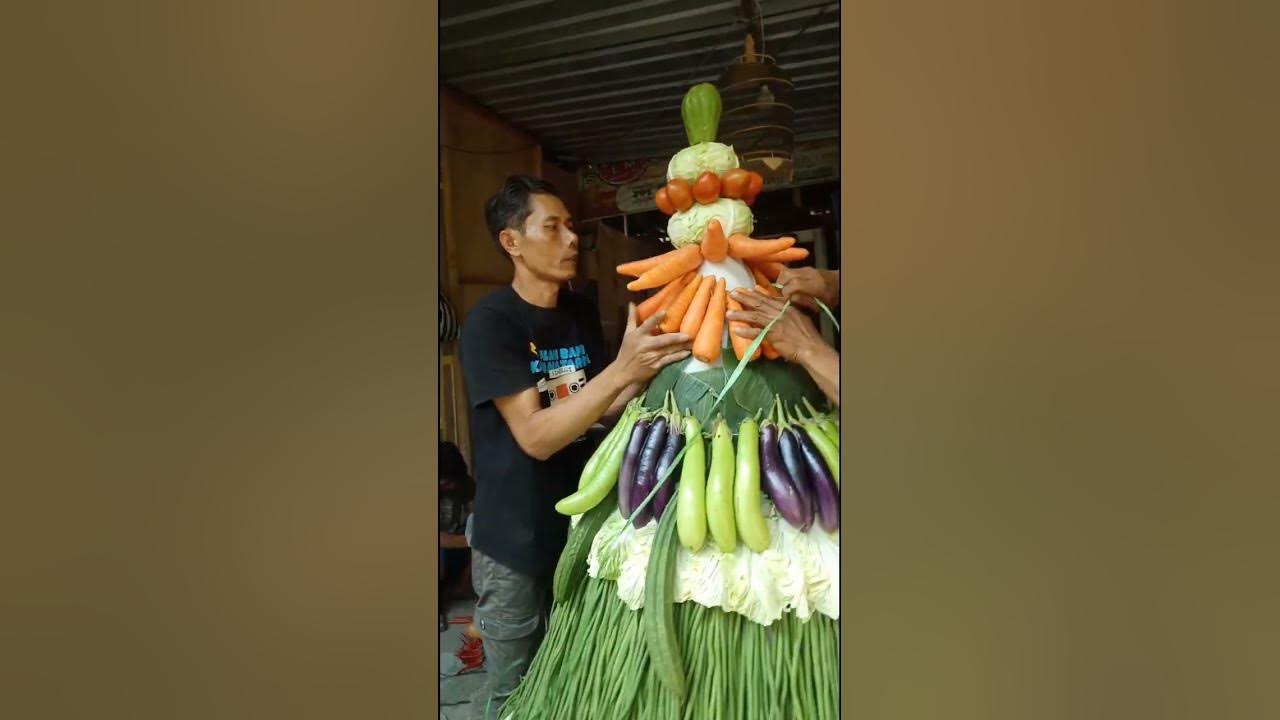 Nguri2 Budaya. Gunungan sayuran