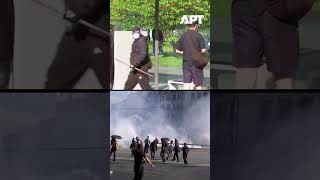 Celebrity Swiss Police Fire Tear Gas as Anti-G7 Protesters March Toward UN Building | APT Net Worth