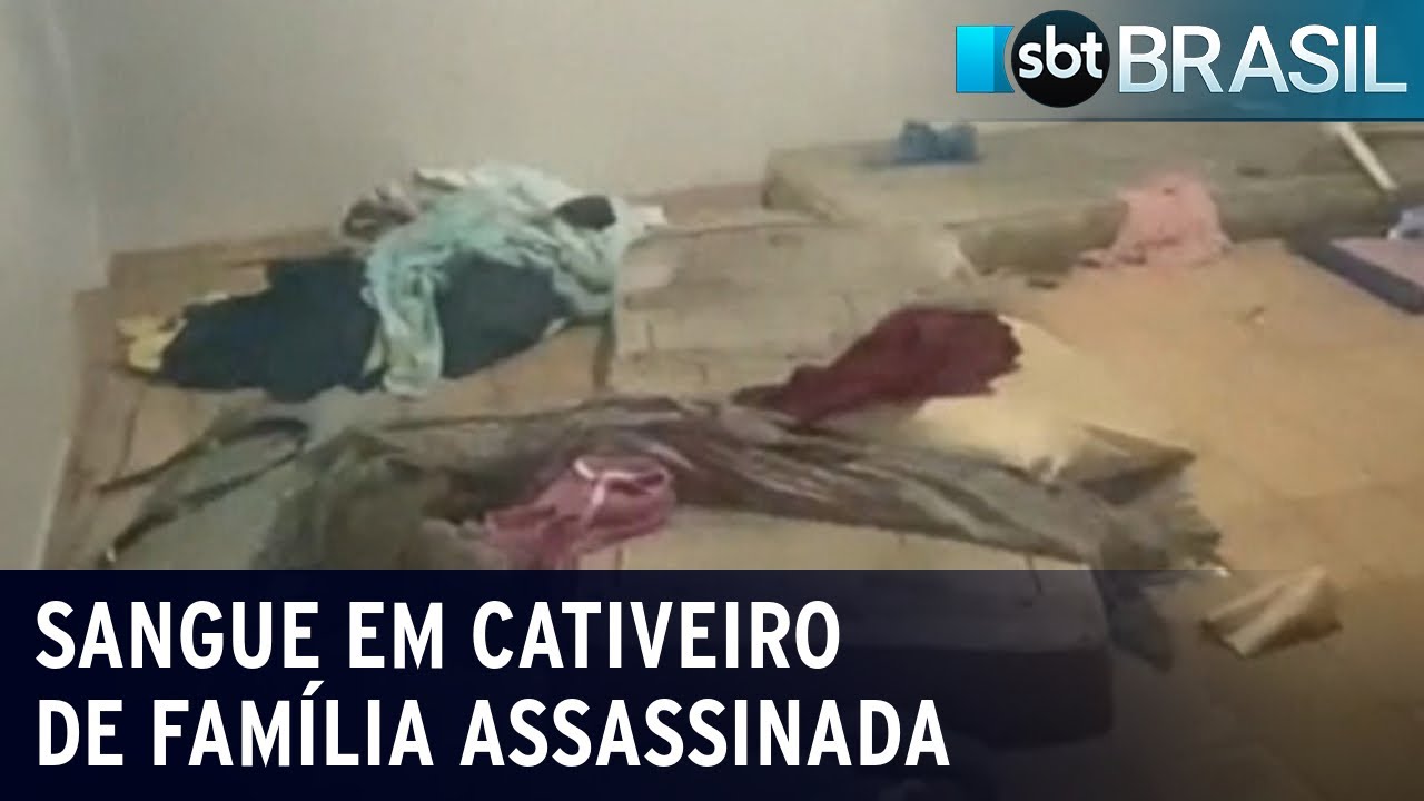 DF: Polícia encontra vestígios de sangue em cativeiro da família assassinada | SBT Brasil (21/01/23)