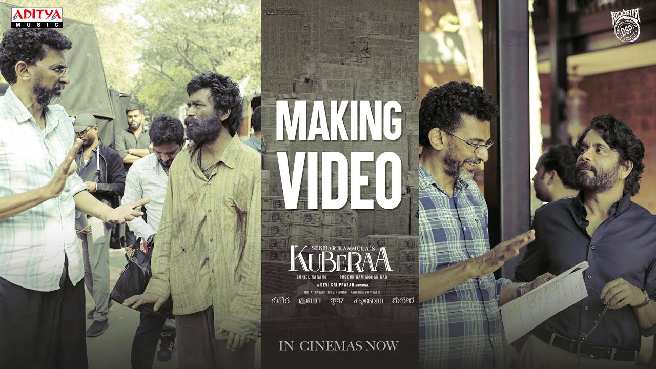 Making Video Of Kuberaa | Nagarjuna, Dhanush, Rashmika | Sekhar Kammula | Devi Sri Prasad