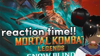 mortal kombat legends : snow blind Official trailer reaction !!