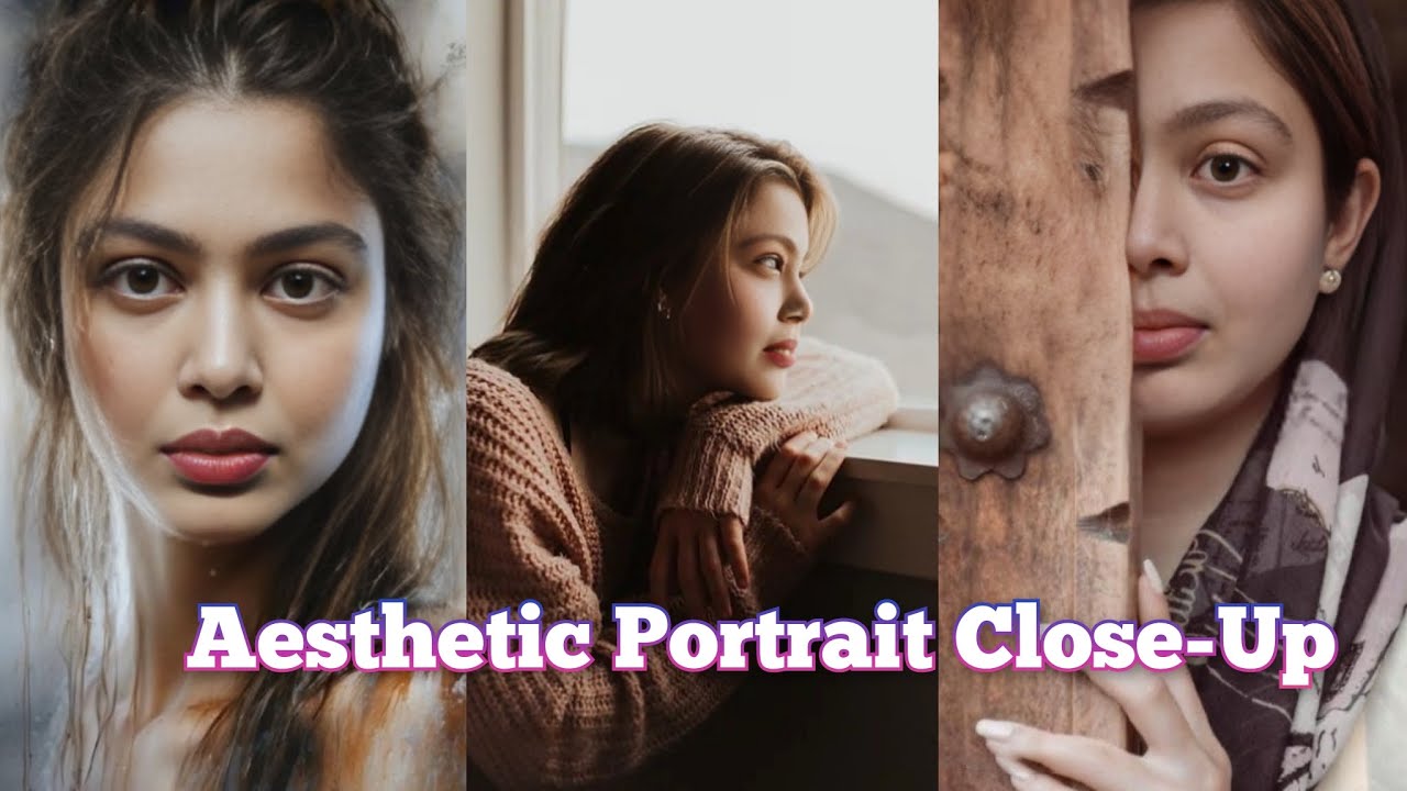 Model Close-Up Photography | Elegant Portrait Styles 2024