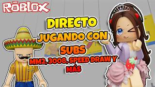 EN DIRECTO JUGANDO CON SUBS ROBLOX 😱 MM2, 3008, Brook y MÁS!