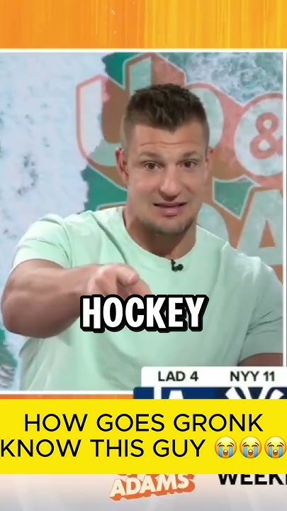 THERE'S NO WAY Gronk knows this guy 🤣 #nfl #gronk (via UpandAdamsShow