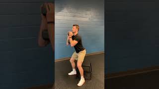 DB GOBLET PAUSE BOX SQUAT