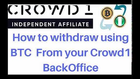 HOW WITHDRAW FROM CROWD1 TO YOUR BANK ACCOUNT Part2