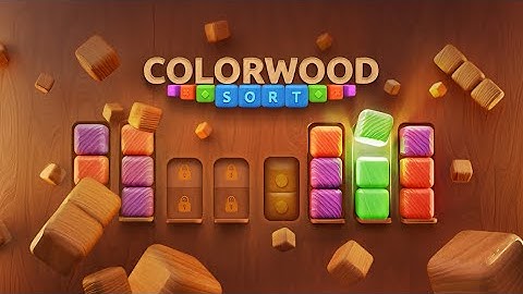 Colorwood Sort Puzzle Game (by Burny Games) IOS Gameplay Video (HD)