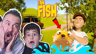 EYVAH! BALIKÇI BİZİ YAKALADI! | sesegel çocuk I AM FISH 7. BÖLÜM screenshot 3