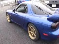 RX-7　タイプRバサースト　ブルー　OHLINS 車高調　TRUSTオイルキャッチタンクなど改造多数　with　CARSHOP　LEAD