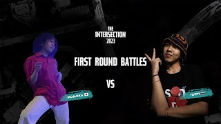 Video thumbnail of "Momoka vs Toppy | First Round Battles | The Intersection 2023"