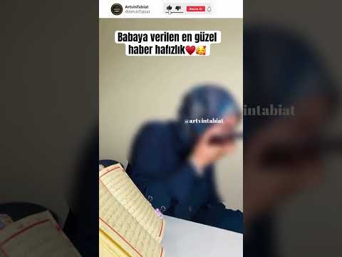 Babaya hafızlık haberi#hafiz #hafizquran #kuran #kuranıkerim #islam #islamic #islamicvideo #dua